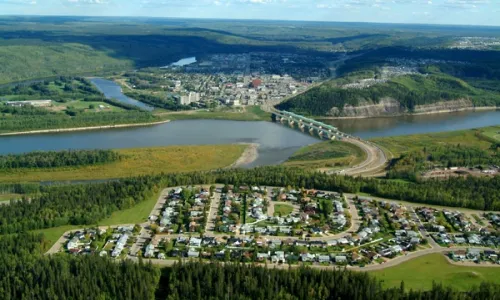 Fort mcmurray aerial