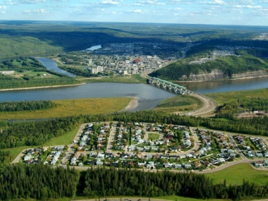 Fort mcmurray aerial